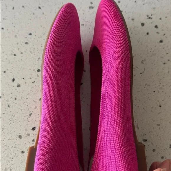 ANTONIO MELANI Vibrant Pink Textile Flats Slip On Casual Chic Shoes Size 6 EUC - Picture 10 of 12